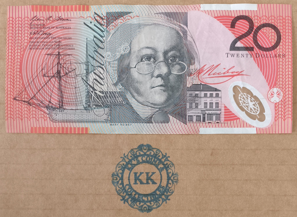 2010 Stevens/Henry $20 Banknote First Prefix AA10 387159