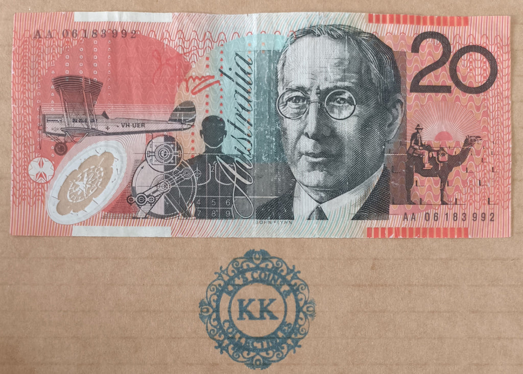 2006 Macfarlane/Henry $20 Banknote First Prefix AA06 183992