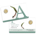 2015 $1 Coloured Frosted Uncirculated Coin Letter "A"