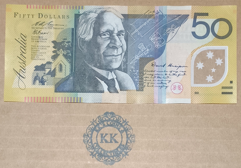 1996 Fraser/Evans $50 General Prefix Banknote BA96 717896
