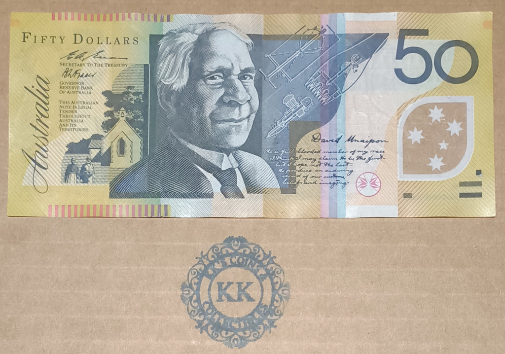 1996 Fraser/Evans $50 General Prefix Banknote AH96 966914