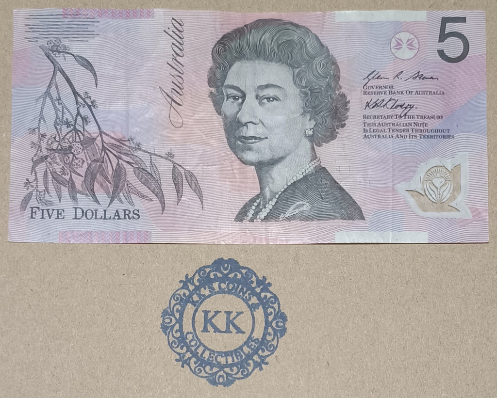 2007 Stevens/Henry $5 Banknote Last Prefix HB07 288361