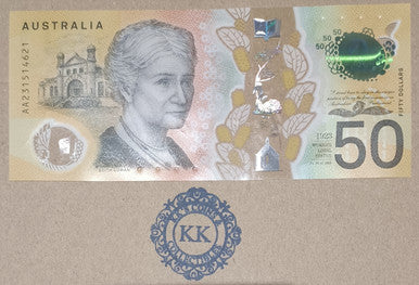 2023 Bullock/Kennedy $50 Banknote First Prefix AA23 1514621
