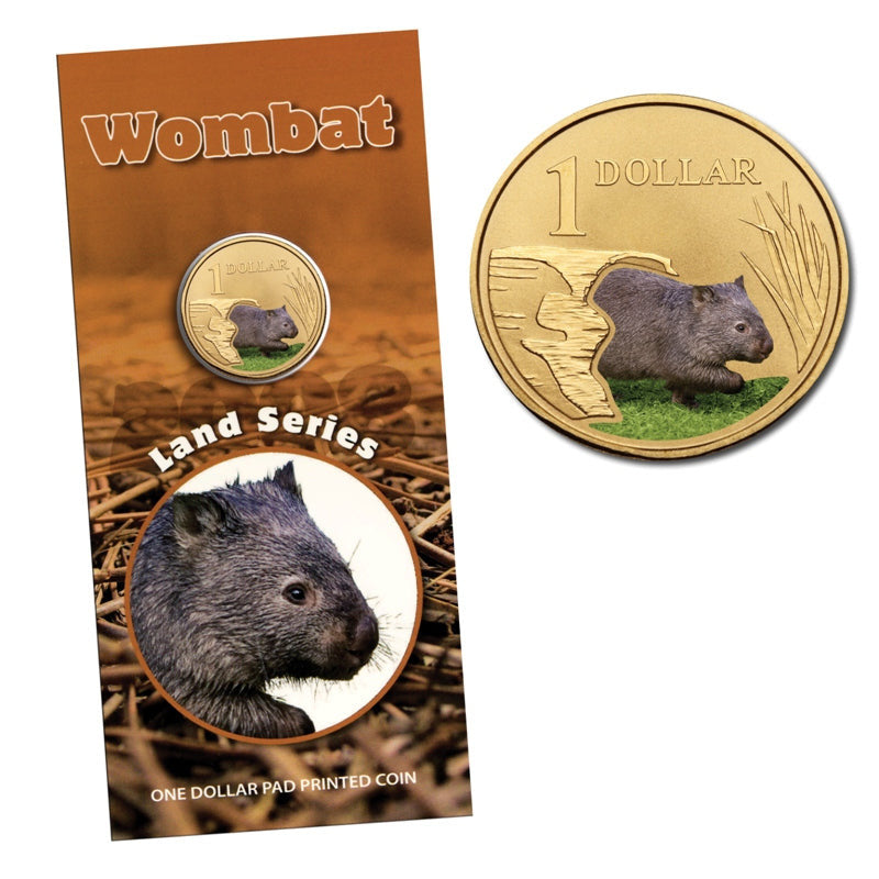 2008 Land Series - Wombat  $1 Al/Bronze UNC Coin