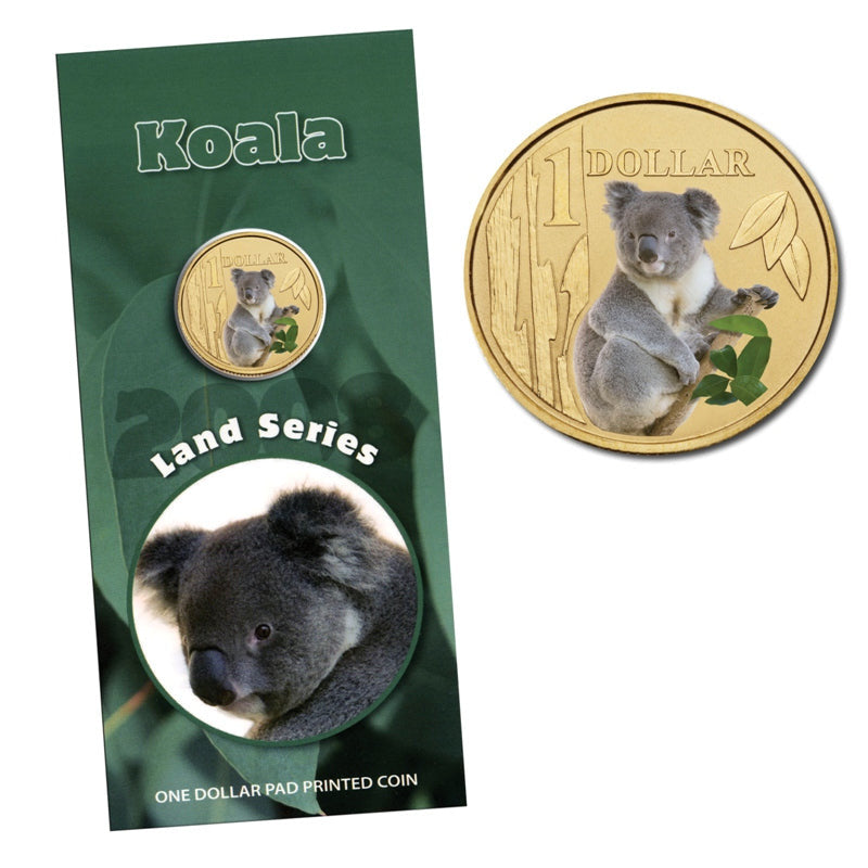 2008 Land Series - Koala $1 Al/Bronze UNC Coin