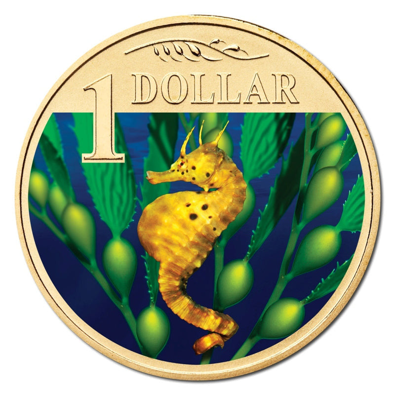 2007 Ocean Series - Bigbelly Seahorse $1 UNC Coin