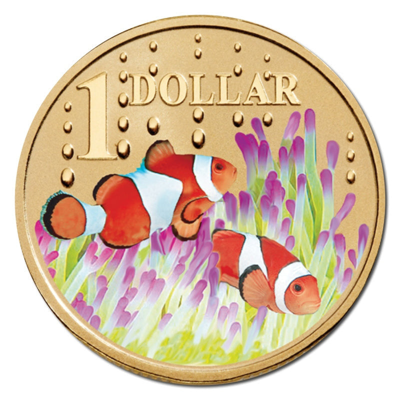 2006 Ocean Series - Clown Fish $1 UNC Coin