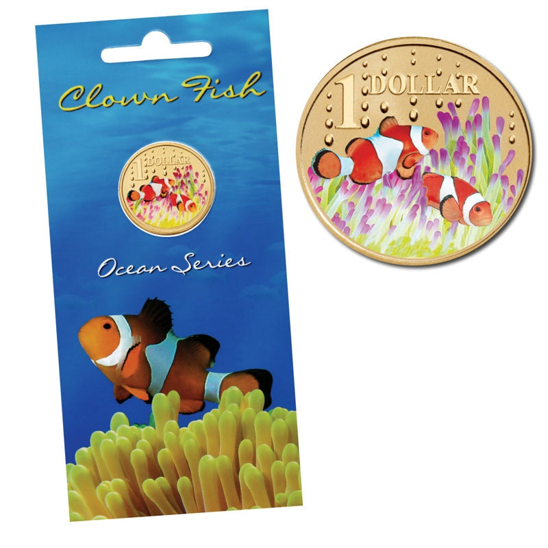 2006 Ocean Series - Clown Fish $1 UNC Coin