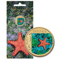 2007 Ocean Series - Biscuit Star Fish $1 Al/Bronze UNC Coin