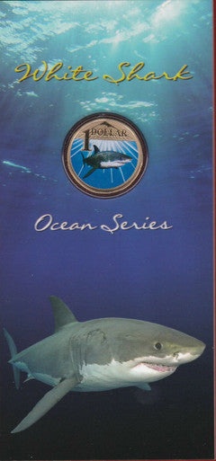 2007 Ocean Series - White Shark $1 UNC Coin
