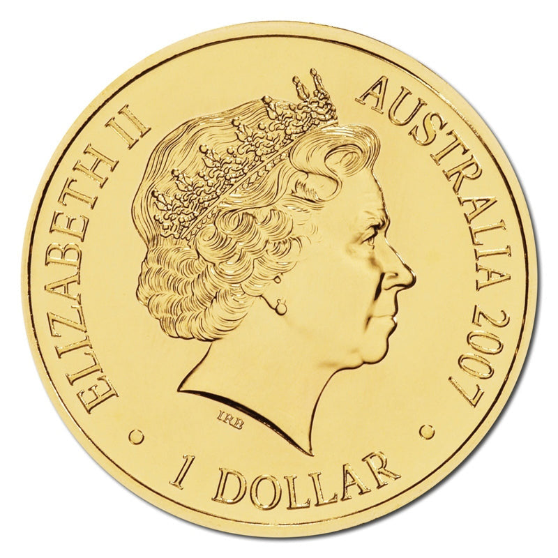 2007 Year of the Pig $1 Al/Bronze UNC Coin