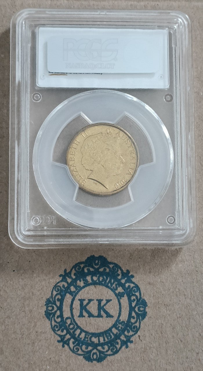 2010 $1 100 Years of Australian Coinage - "B" Privy PCGS MS64