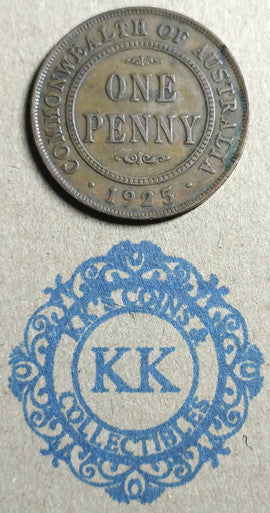 1925 One Penny - Key Date
