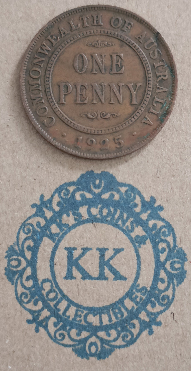 1925 One Penny - Key Date