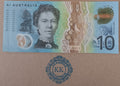 2017 Australia $10 Consecutive Pair Banknotes DJ17 4554252 and 253
