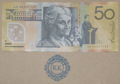 2006 Australia $50 First Prefix Banknote AA06 327732