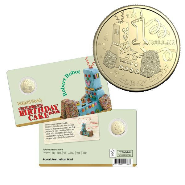 2025 Australian Women's Weekly Children's Birthday Cake Twelve Coin Premium Recipe Box Collection