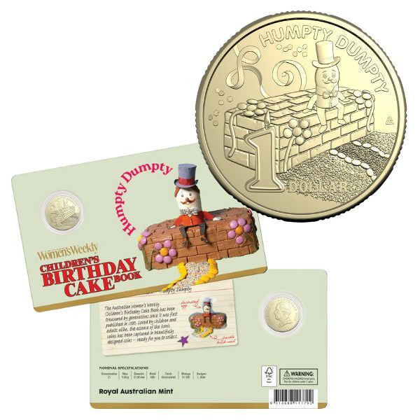 2025 Australian Women's Weekly Children's Birthday Cake Twelve Coin Premium Recipe Box Collection