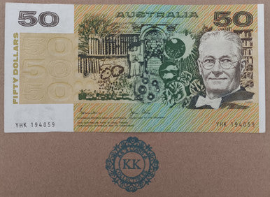 1983 Johnston/Stone $50 Banknote YHK 194059