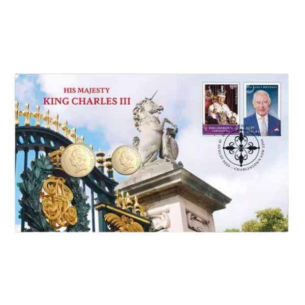 2025 $1 and $2 King Charles III Two-coin PNC