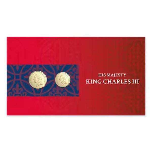 2025 $1 and $2 King Charles III Two-coin PNC