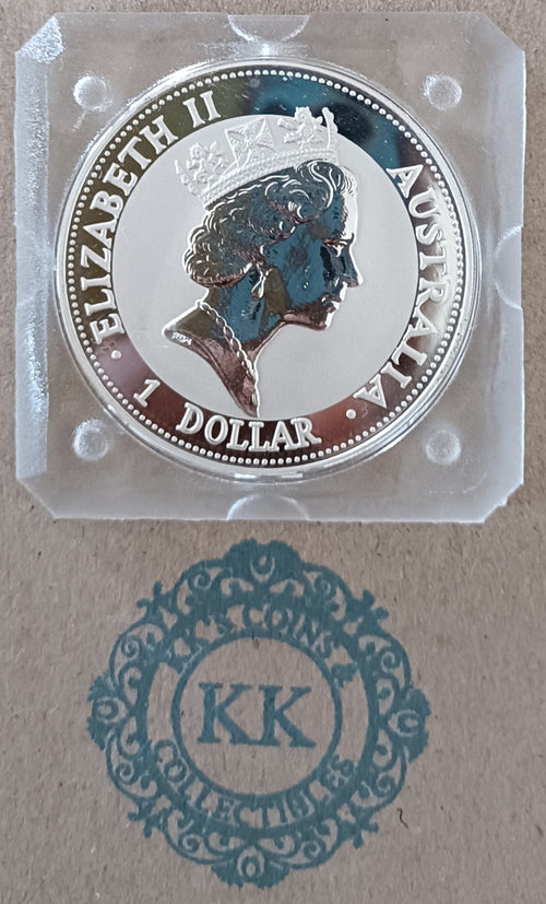 1993 Australian $1 Kookaburra 1oz Silver Unc Coin