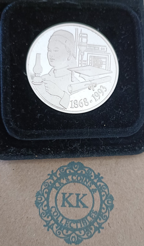 1993 Australian Nursing Federation Silver Medallion 1 Troy Ounce Perth Mint