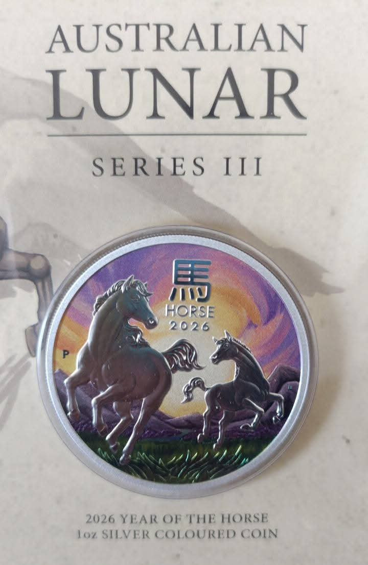 ANDA MONEY EXPO MELBOURNE 2026 Australian Lunar Series III - HORSE