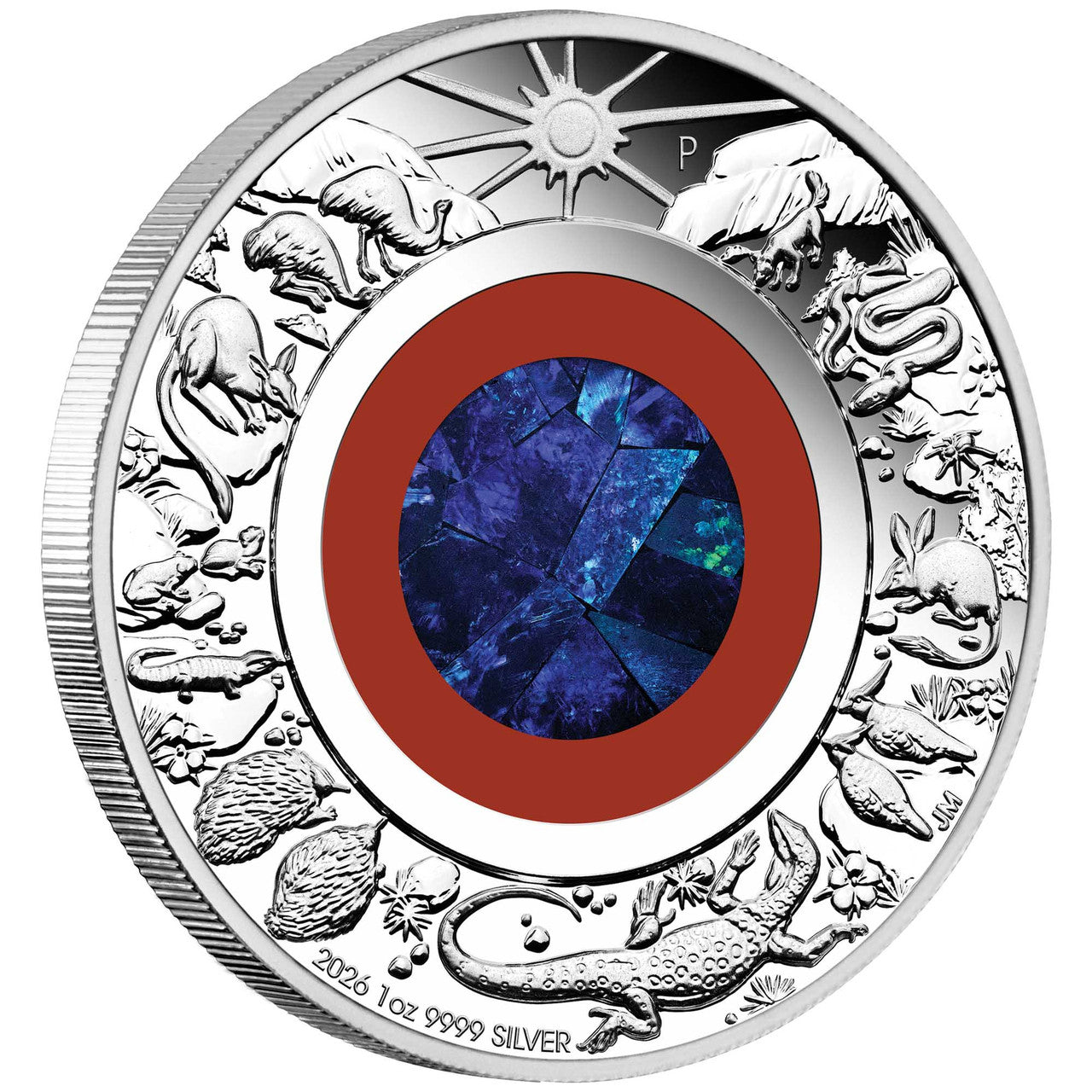 2026 Wonders of Australia - The Outback  1oz Silver Proof Opal Coin
