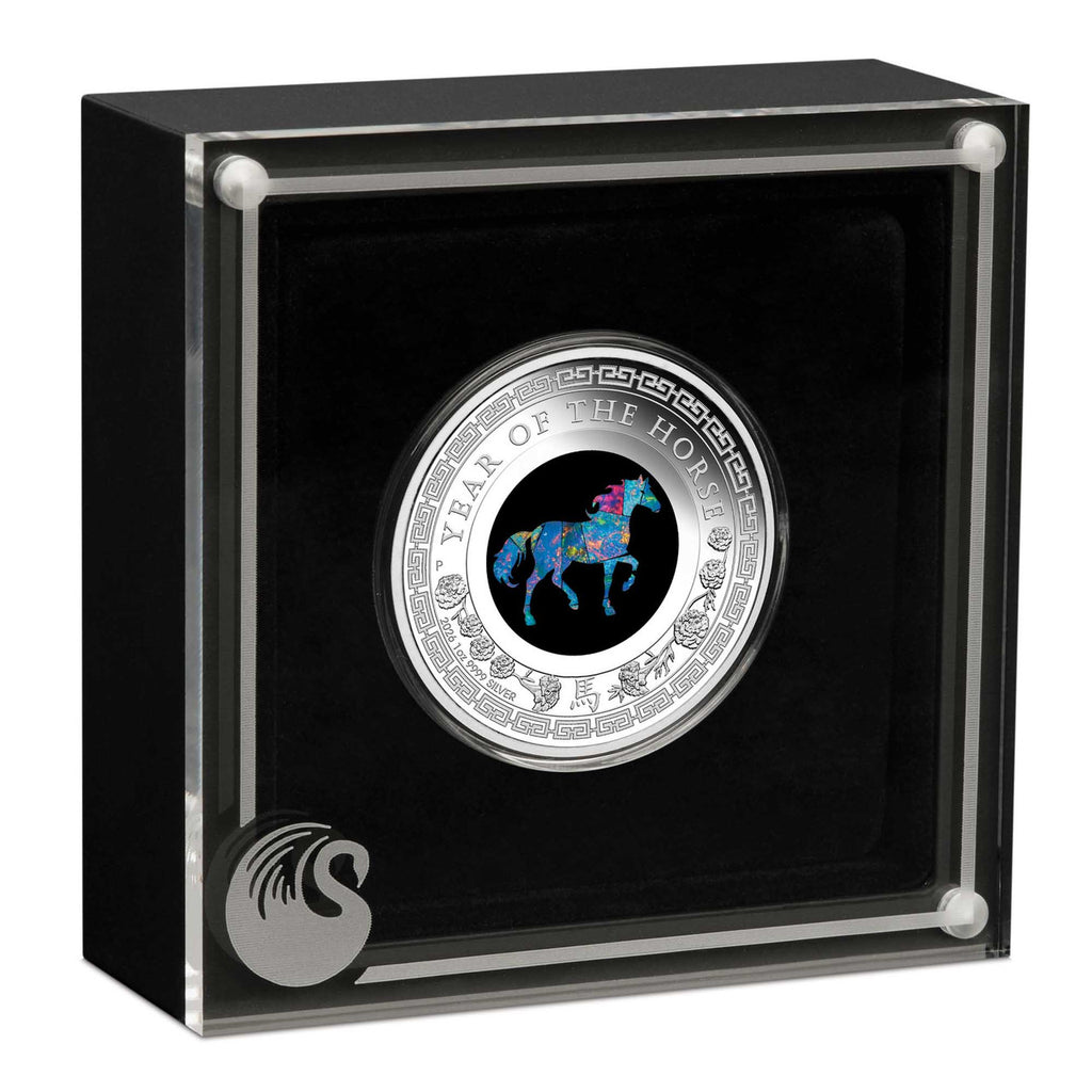 2026 Australian Opal Lunar Series - Year of the Horse 1oz Silver Proof Coin
