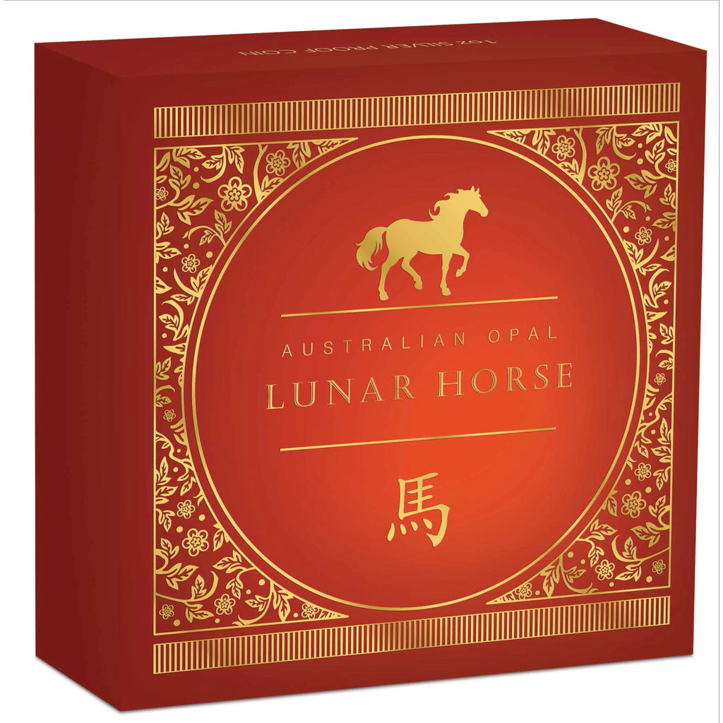 2026 Australian Opal Lunar Series - Year of the Horse 1oz Silver Proof Coin