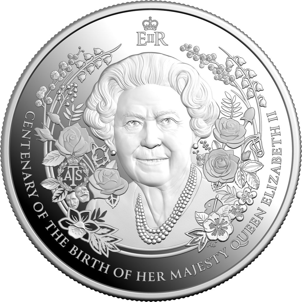 2026 1oz $5 Silver Proof Coin - HM Queen Elizabeth II Centenary of Birth
