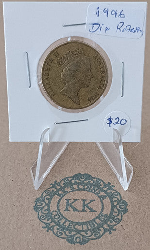 1996 AUSTRALIA $1 DIE ROTATION ERROR COIN #2