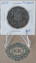 ***ERROR*** 2012 Australian Error Coin - 50 Cents Bubble Error