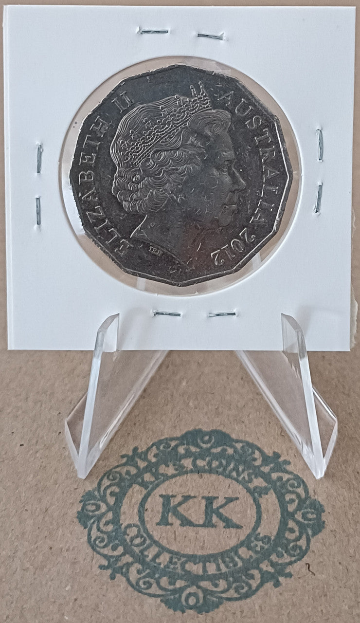 ***ERROR*** 2012 Australian Error Coin - 50 Cents Bubble Error