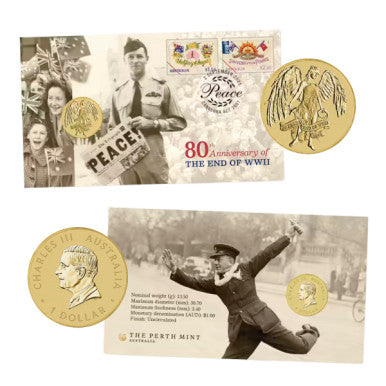 2025 80th Anniversary of End of WWII $1 PNC