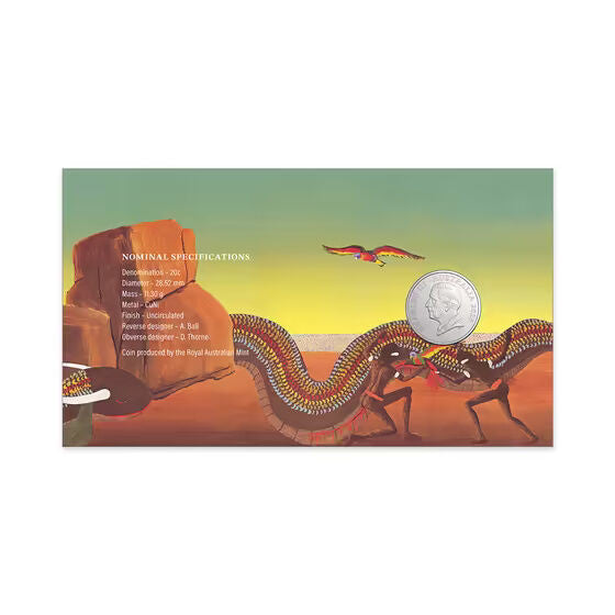2025 The Rainbow Serpent 20 Cent PNC