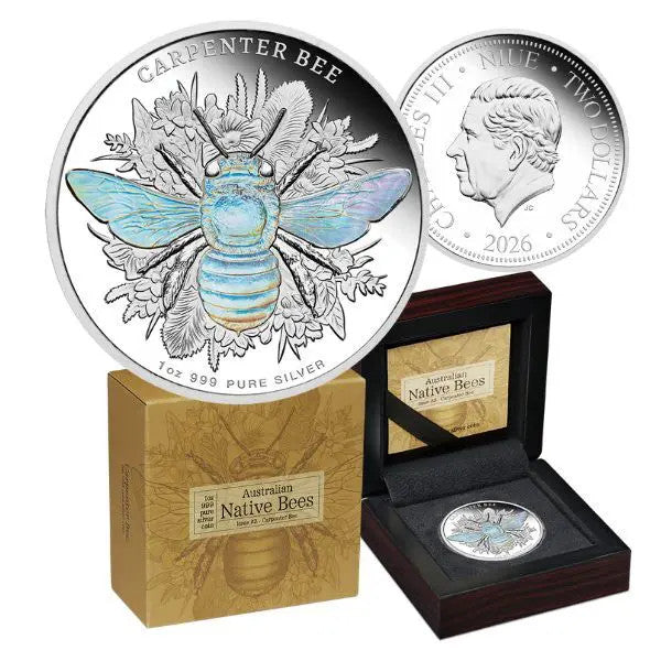 2026 $2 Australian Native Carpenter Bee Silver  Coin