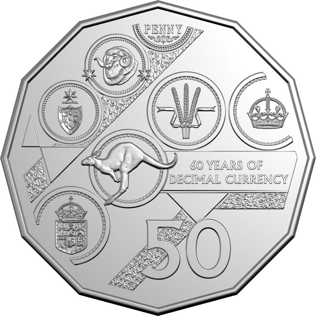 2026 60th Anniversary of Decimal Currency Six-Coin Year Set - Uncirculated