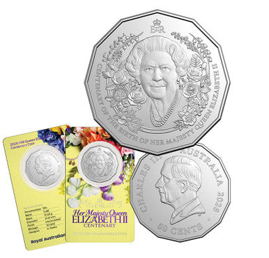 2026 Centenary of Birth of Queen Elizabeth II $5 Coin in card