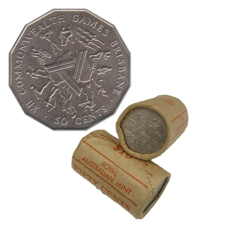 1982 50 Cent Commonwealth Games RAM roll
