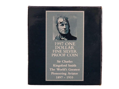 1997 Kingsford Smith $1 Silver Proof Coin