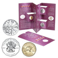2001 Centenary of Federation $1, 50c and 20c Uncirculated 3 Coin Set - Queensland