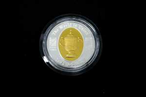 2003 Australia Rugby World Cup $5 Silver Proof Coin