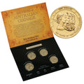2010 100 Years of Australian Coinage (Effigies) $1 B, C, M, S Mint Mark 4 Coin Set