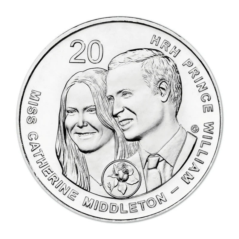 2011 20 Cent Royal Wedding RAM roll