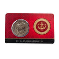 2011 Royal Wedding 50 Cent coin in card