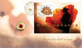 2012 Australia $2 Remembrance Day Red Poppy C Mintmark Coloured Coin PNC
