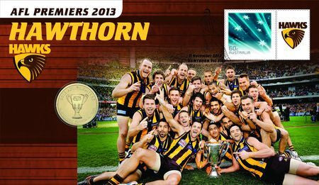 2013 AFL Premiers Hawthorn Hawks $1 PNC