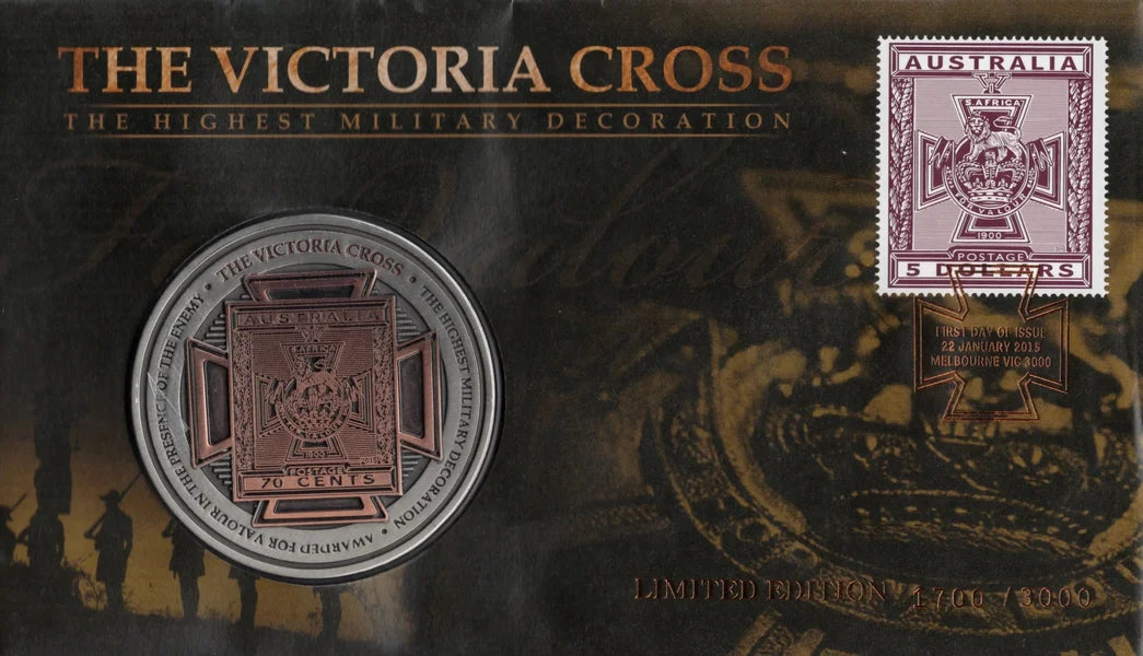 2015 The Victoria Cross Stamp and Medallion Cover - 0844
